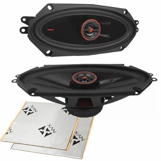 Автомобильные 2-полосные коаксиальные колонки Cerwin Vega H7410 4x10 с демпфированием звука 1179000₽