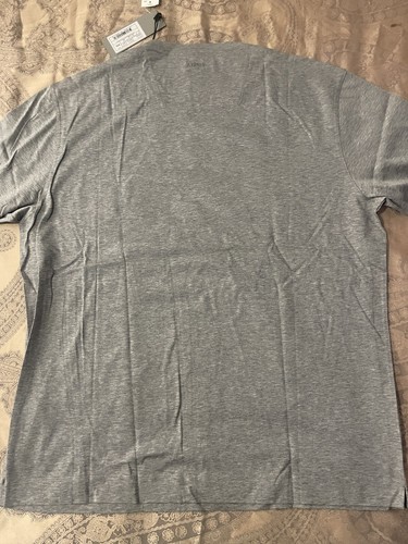 T-shirt Z Zegna uomo manica lunga grigia taglia XXL NUOVA CON ETICHETTA - Foto 6 di 14