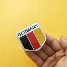 1x 3D German Germany Flag Shield Emblem Metal Badge Car Motorcycle Sticker Decal