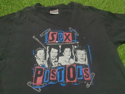 Sex Pistols t-shirt, vintage rare punk Johnny Rotten, Sid