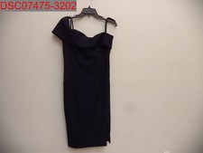 Eliza J Women's Navy Off the Shoulder Scuba Crepe Cocktail Dress 14 191899897069