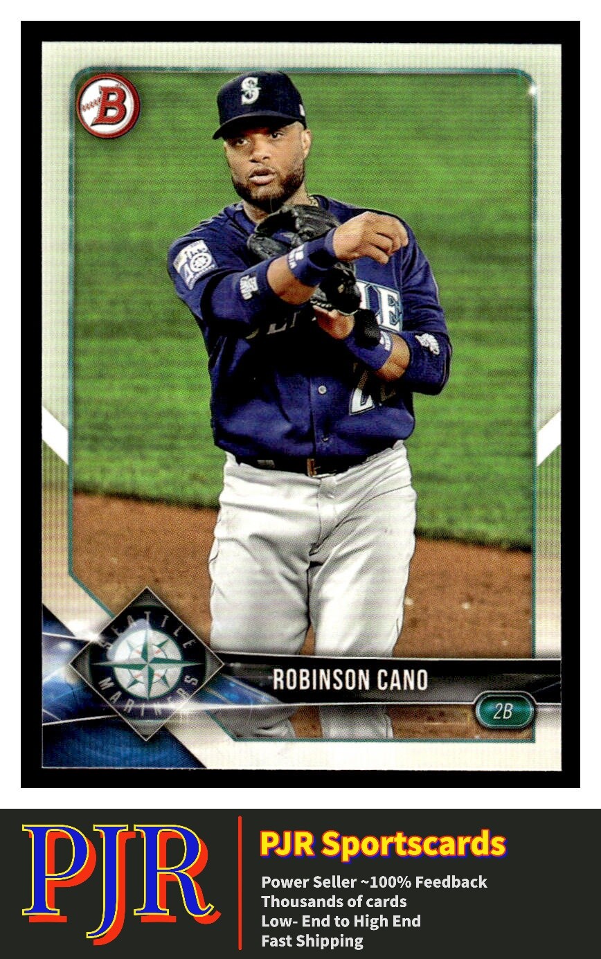 Bowman #63 Robinson Cano Seattle Mariners 2018 compra 4 - 35 % de descuento