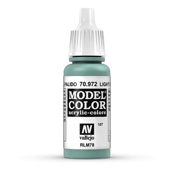 (173,53€/L) Model Color 70.972 PasteltüRkisgrüN - RLM78 Vallejo 17Ml-image