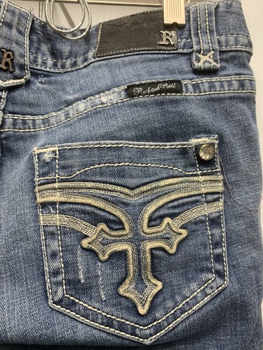 Damen Jeans Rock Roll Cowgirl 27x36 (Maße 30x35) Reitjeans Bootcut - Bild 8 von 19