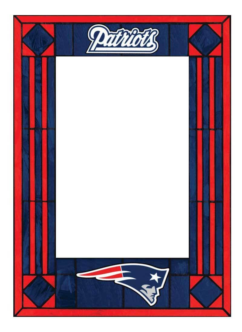 Вертикальная рамка для фотографий New England Patriots Art Glass размером 4 x 6 дюймов 5190₽