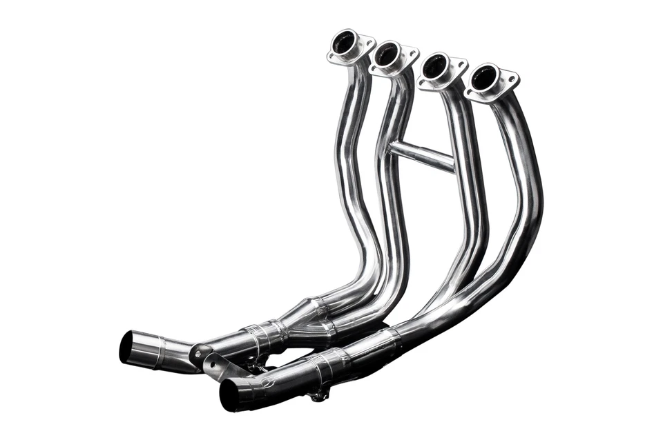 Tubos de escape de acero inoxidable para Suzuki GSX1300R Hayabusa 1999-07 Delkevic 4-2 Foto 2 de 4