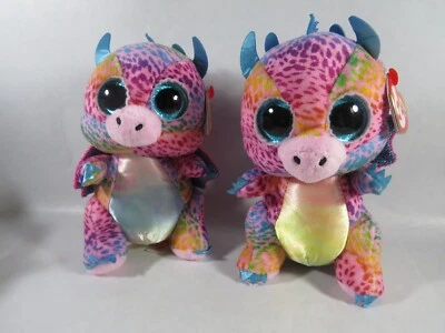 TY BEANIE BOO´S Ty Glubschi´s Beanie Boos Drache @ FLINT @ reg. 15 cm Plüschtier NEU
