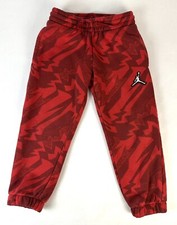 Nike Jordan Jumpman Kids 4 XS Red Print Sweatpants