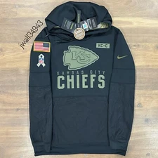 AUTHENTIC Nike Kansas City Chiefs 2020 Salute to Service Hoodie Men's Sideline