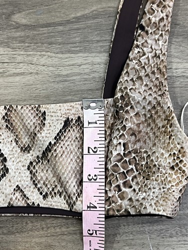 Mara Hoffman Swim Top Women Small Meli Snake Snakeskin Print NWOT Bikini - Picture 6 of 11
