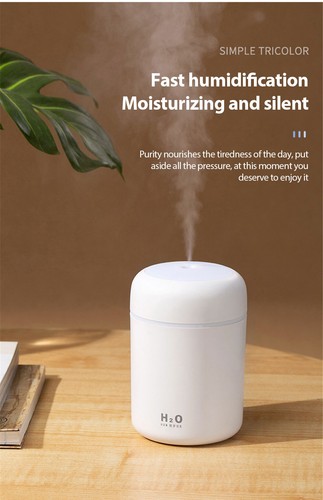 USB MINI CAR HUMIDIFIER AIR PURIFIER FRESHENER LED AROMA ESSENTIAL OIL DIFFUSER - Picture 8 of 16