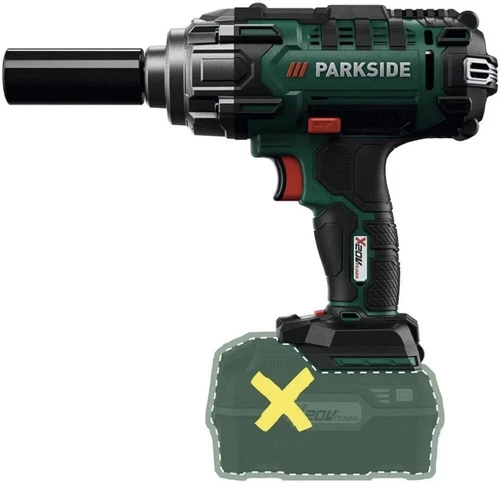PARKSIDE® PASSK 20 Li C4 20 V Akku-Kfz-Drehschlagschrauber 1/2 | ohne Akku