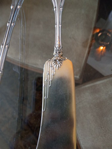 Whiting Mfg Co 1894 Empire Sterling Silver Punch Ladle and Fish Server - Picture 10 of 12