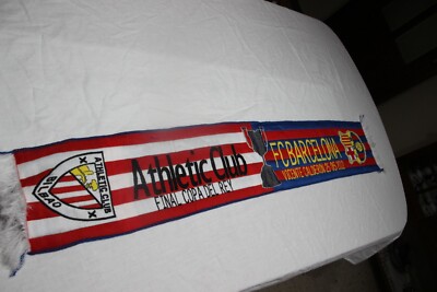 Écharpe Finale Coupe Du Roi Athletic Bilbao Vs FC Barcelona – Neuve, Pour Supporter