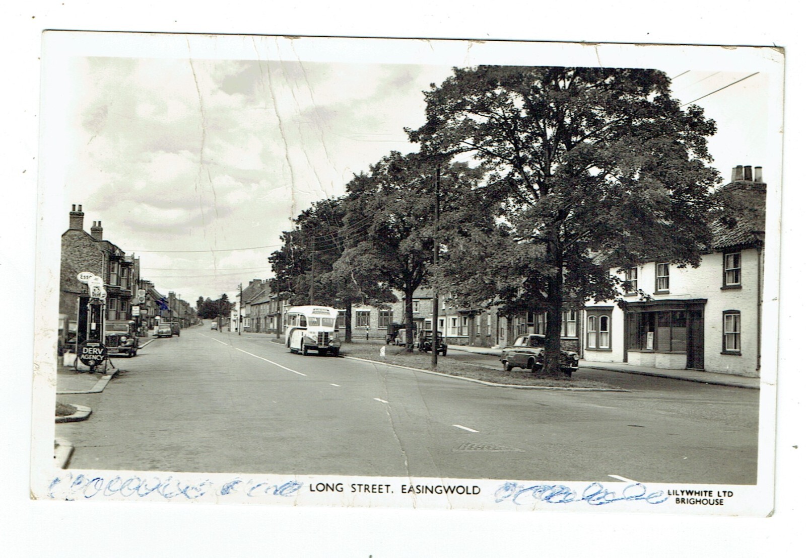 Yorkshire postcard Long Street Easingwold eBay