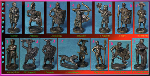 Gallic War  Metal collectible  soldiers 40mm Landrin 2008 Egg toys - Picture 1 of 12