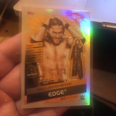 EDGE GOLD LIMITED EDITION TOPPS WWE SLAM ATTAX RELOADED 2020 CARD LETC