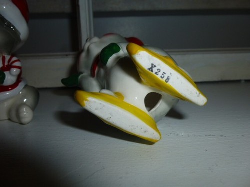 Vintage Originals By Erika Japan 3 Christmas Mouse Mice & 2 Bears #ed - Picture 20 of 24
