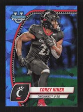 Corey Kiner 2024 Bowman University U Chrome Sapphire Cincinnati Bearcats #47