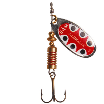 DAM EFFZETT FZ Standard Spinner versch. Größen  Silber-Black-Dot