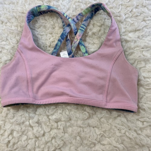 Ivivva By Lululemon Complete Focus Reversible Sports Bra Girls - Picture 1 of 9