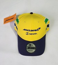 NEW ERA CAP HAT 9FORTY MCLAREN AYRTON SENNA HELMET TRIBUTE FORMULA 1 LIMITED EDT