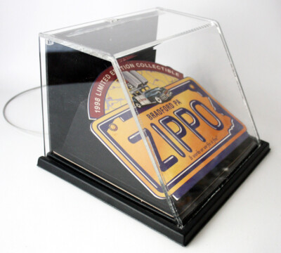 VINTAGE ZIPPO 1998 LIMITED EDITION COLLECTIBLE LIGHTER DISPLAY