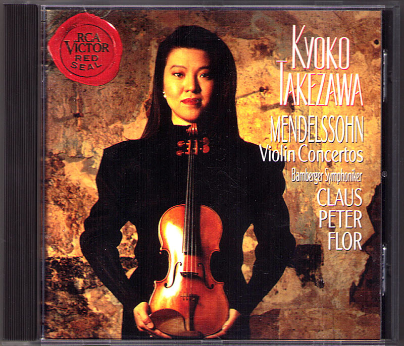 Kyoko TAKEZAWA: MENDELSSOHN Violin Concerto Op.64 1822 CD Claus