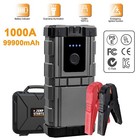 99900mAh Car Jump Starter Pack Booster Battery Charger Emergency Power Bank ~