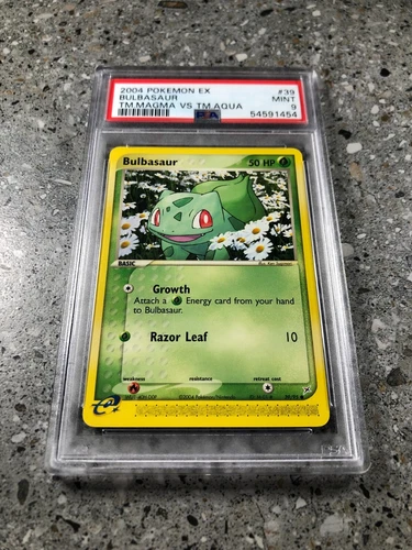 Pokemon TCG Cards Bulbasaur 39/95 Team Magma vs Team Aqua PSA 9 MINT