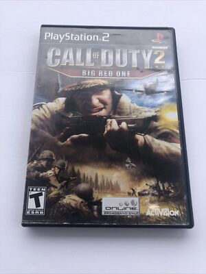 【PS2 レア物CoD 2作品】CoD:ファイネストアワー、2 ビッグレッドワン Call of Duty 2: Big Red One PlayStation 2 PS2 Sealed VGA