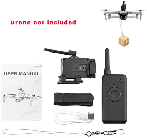 For DJI Mavic 2 / Pro Drone Airdrop Thrower System Payload Delivery Air Dropper