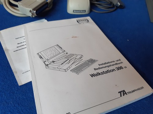 Laptop Triumph-Adler TA Walkstation 386 33, mit Kabeln, Maus, Anleitung - Photo 11/13