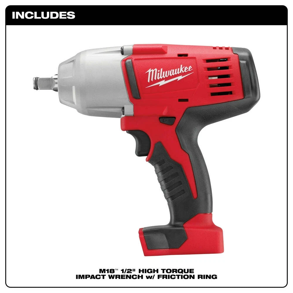 Milwaukee 2663-20 M18 18V 1/2-Inch High-Torque Impact Wrench 