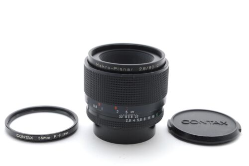 【Exc+5】CONTAX Carl Zeiss Makro Planar 60mm f/2.8 C T* MMJ Lens C/Y From Japan - Picture 3 of 8