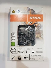 71PM3 56 STIHL NEW CHAINSAW CHAIN SAW 10 in. 1/4p .43 gauge   56 10  INCH BLADE 
