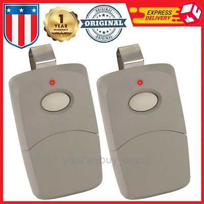 2-Pack Multi-Code 3089 MultiCode 308911 Linear MCS308911 Garage Gate Remote 100m