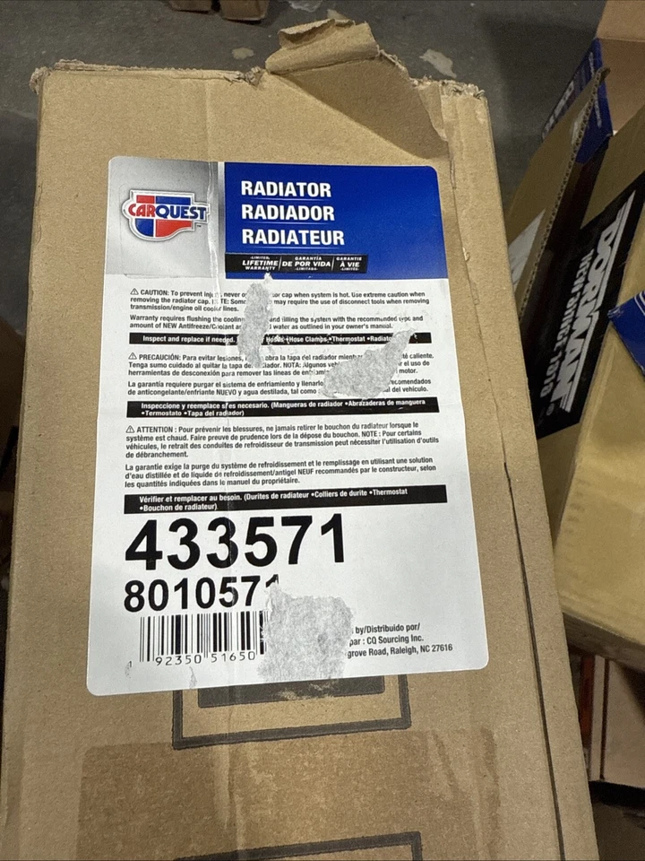 Carquest Radiator Transmission Oil Cooler 433571 For Chevrolet Chevelle 71 - Image 4 of 4