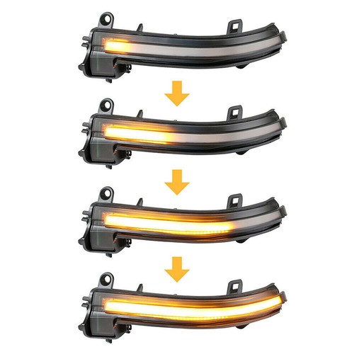 Smoked Side Mirror Turn Signal Light Blink Sequential Fits BMW 4 3 2 1 Series i3 - Picture 5 of 8