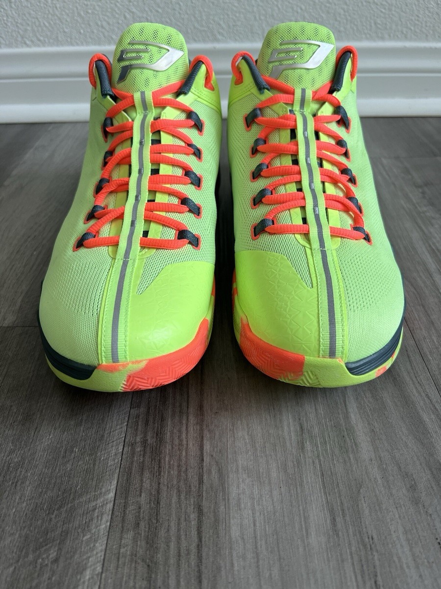 Jordan CP3 IX AE N 833909 303 Neon Green Black Red