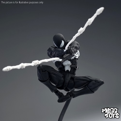Pre-sale Mess Toys Symbiote Parker Venom Black Spider-man Action Figure Boxed - Picture 7 of 9