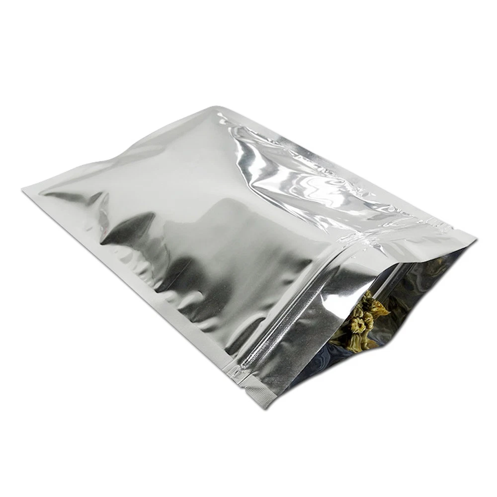 Resealable foil pouch deals