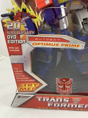 Hasbro Transformers 20th Anniversary DVD Edition Optimus Prime & Talking Stand!! - Bild 5 von 16