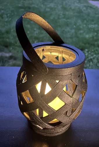 2pk Lanterns Outdoor Waterproof Vintage Hanging Lantern for Garden Patio - Picture 8 of 11