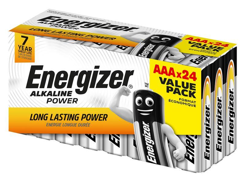 Energizer AAA Cella Alcalino Alimentazione Batterie (Confezione 24) ENGPOWAAA24