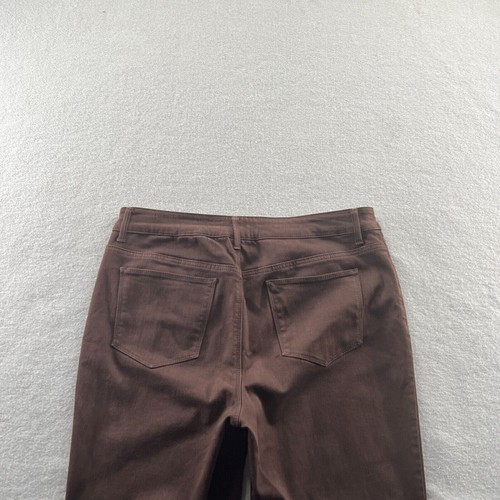 Chico's Size 0.5 S/6 Jeans Womens Brown Jegging The Platinum Neutral Denim - Picture 6 of 9