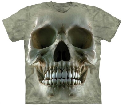 THE MOUNTAIN BIG FACE SKULL DEATH GOTH ROCKER DARK FANTASY T TEE SHIRT S 5XL