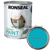 Ronseal Garden Paint 2 5l Summer Sky For Sale Online Ebay