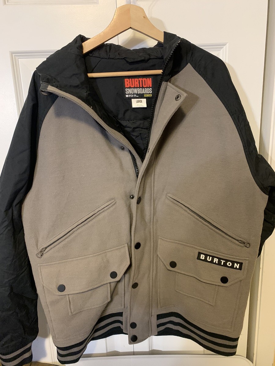 Burton black×l button dryride jacket Burton Mens Sz L Snowboarding DryRide Ski Jacket | eBay