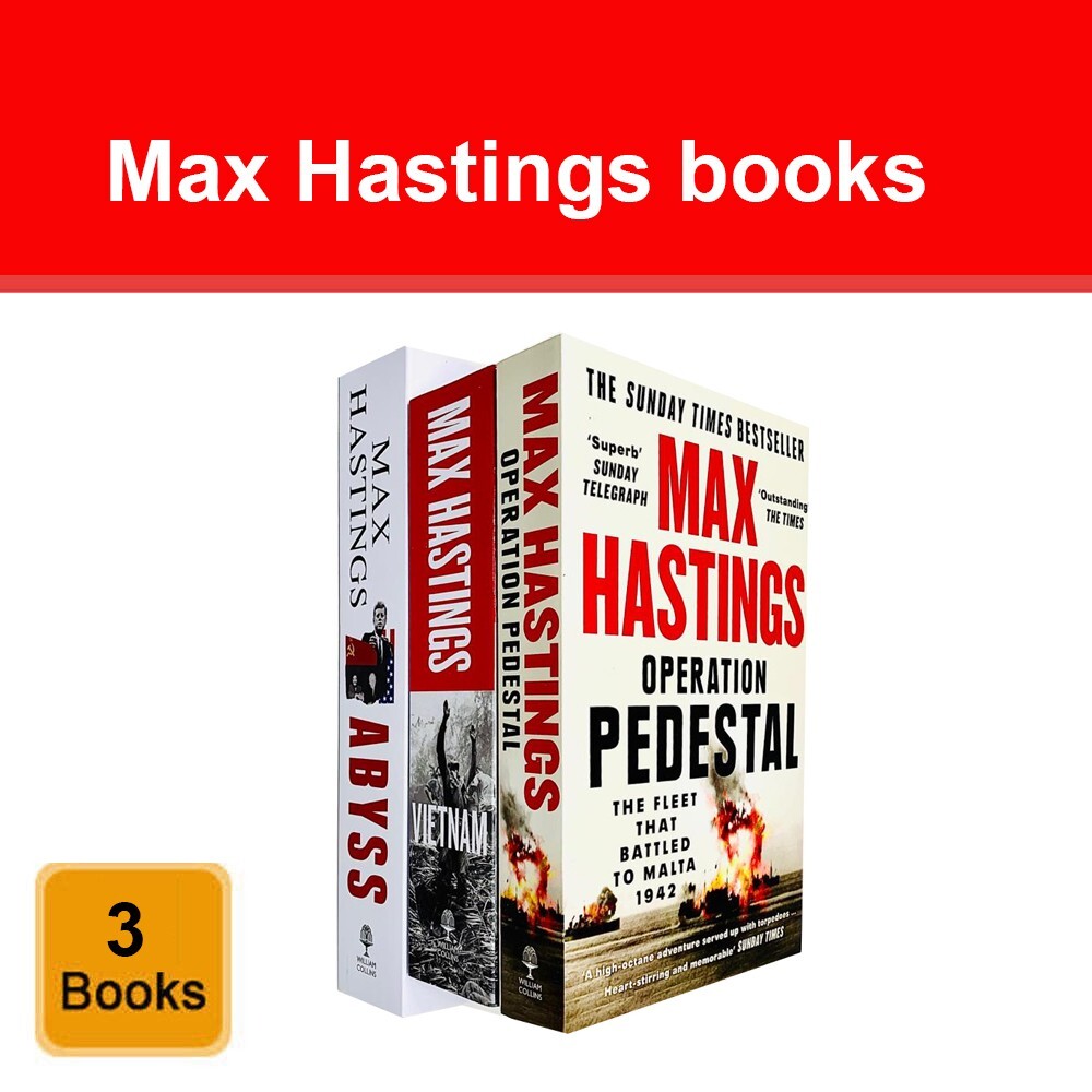 Max Hastings 3 Books Collection Set Abyss, Vietnam, Operation Pedestal